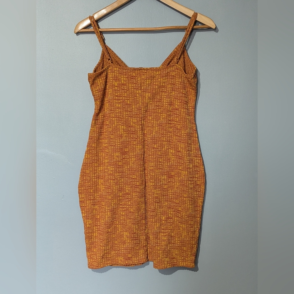 H&M Keyhole Ribbed Bodycon Mini Dress Womens Large - Picture 6 of 11